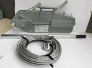 La ligne de transmission en acier ficelant des outils le treuil de main de câble métallique pour le levage