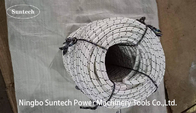Double corde en nylon en soie isolée de ficelage de traction tressée de haute résistance