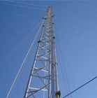 Tour tubulaire de télécom de soutien d'individu taille de 15 - de 60m pour la transmission de signal