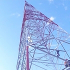 Tour en acier 20m de télécommunication de cercle 30m 40m 50m 60m à quatre jambes