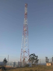 Galvanisation mobile de télécommunication de 4 jambes d'antenne en acier angulaire de tour