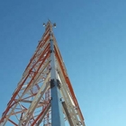 La tour unipolaire en acier de triangle mobile de WiFi a galvanisé autosuffisant