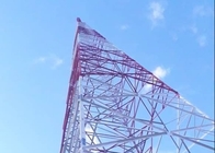 La tour de télécommunication de l'antenne 110KV a galvanisé la structure en acier angulaire de radar