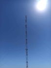 Tour en acier de télécommunication de trellis de mât de Guyed avec 72m galvanisés 92m