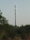 Tour unipolaire en acier d'antenne de GSM de télécom avec galvanisé