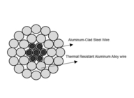 Le conducteur en aluminium nu Thermal Resistant Steel de TACSR a renforcé