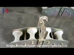 4 roues à fibres optiques combinées à la ficelle bloc poulie Opgw outils de ficelle