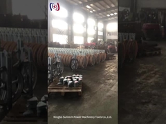 Outils d'érection de tours à faisceau unique, bloc de poulie en acier pour le levage / le levage