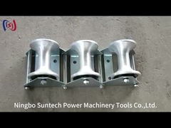 Outils de ficelle trois faisceaux de nylon rouleau de guidage de câble pour le travail souterrain