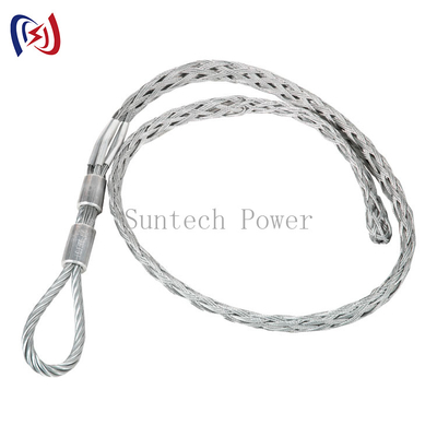 qualité  80kn Wire Rope Pulling Conductor ACSR Cable Mesh Socks usine