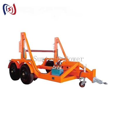 qualité  Heavy Duty Cable Reel Trailer 20T Capacity for Industrial Transport usine