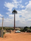 Tour unipolaire en acier camouflée de palmier pour Telecommunciation