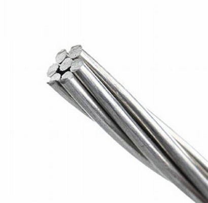 Toron métallique en aluminium nu aérien d'Electric Galvanized Steel de conducteur