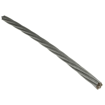 Toron métallique en aluminium nu aérien d'Electric Galvanized Steel de conducteur