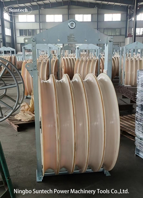 1160mm Grand diamètre du conducteur câble tirant poulie bloc de stringing MC bloc de nylon