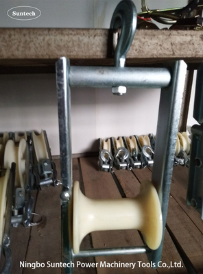 Blocs de câbles aériens en nylon à rouleaux 5 KN