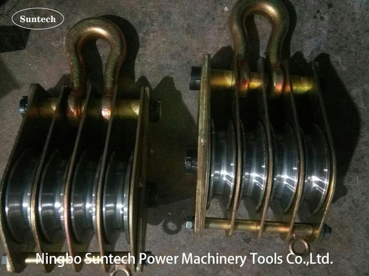 10KN ligne droite outils d'érection de tour Trois roues d'acier