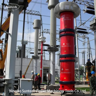 Système de test de résonance haute tension de fréquence 30-300 Hz avec source d'alimentation à fréquence variable