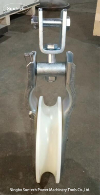 Blocs de ficelage de conducteur empaquetés par hélicoptère simple de roue en nylon