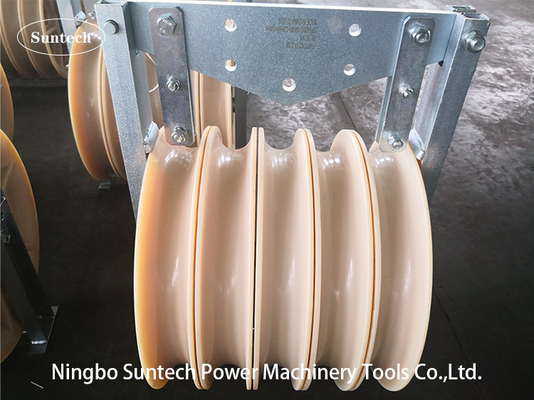 ligne aérienne en nylon conducteur de câble Stringing Blocks Pulley de 660mm MC