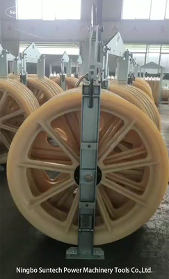 Bloc de poulie de conducteur d'aluminium groupé pour ligne de transmission 220KV