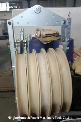 pilote Wire Rope Condutor de gerbes de 660mm Nylone ficelant le bloc de poulie