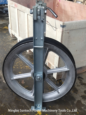 Ligne de transmission conducteur en aluminium Stringing Pulley Block de roue
