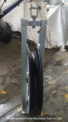 Ligne de transmission conducteur en aluminium Stringing Pulley Block de roue