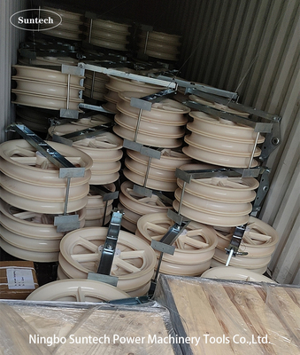 câble métallique de conducteur en nylon de 916mm ACSR MC ficelant des blocs de poulie