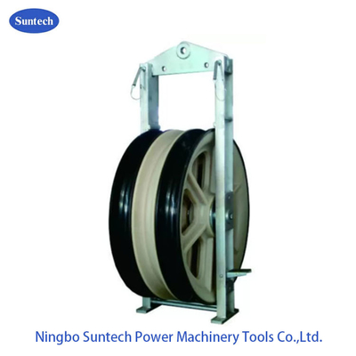 conducteur en nylon simple Stringing Pulley Blocks de la roue 60kN