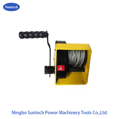 Portable Power Worm Gear Winch 500kg Mini Manual Customized Optional Cable