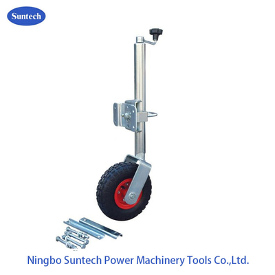 Roue pneumatique galvanisée de 500lbs Marine Swivel Trailer Jack With