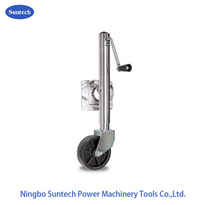 2000lbs remorque réglable maximum Jack With Rubber Wheel