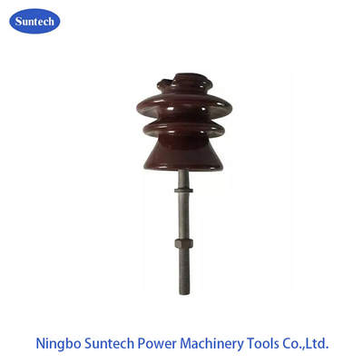 Pin High Voltage Porcelain Insulators vitré 11KV P - 11 - Y