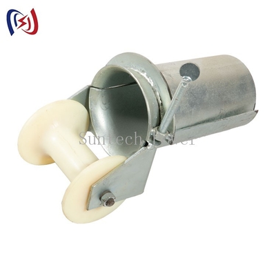 conduit de 200mm étendant des poulies et des rouleaux de câble de guide