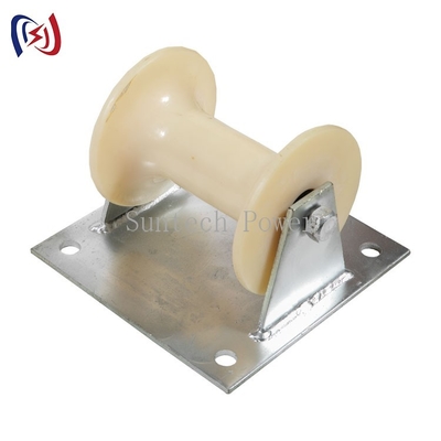 Fil de trou d'homme de bâti de bord tirant des rouleaux, câble de carreau tirant des rouleaux