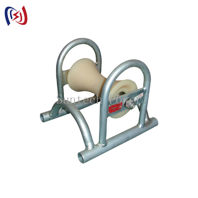 Câble souterrain résistant aux chocs tirant le rouleau avec la poulie en aluminium en nylon