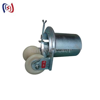 Rouleau moulu de Stringing Tools Cable de conducteur verrouillable de roue