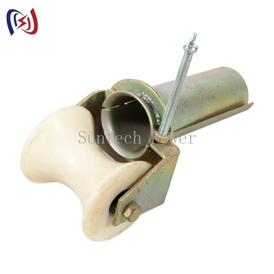type en cloche verrouillable de 90mm rouleau d'enrouleur de câbles avec la roue en nylon