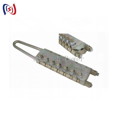 La pince ronde type boulon 70KN de corde en acier câblent la traction ficelant le conducteur Clamp