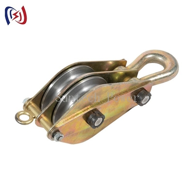 30kn conducteur Stringing Tools Steel levant la poulie de bloc d'attirail pour le levage