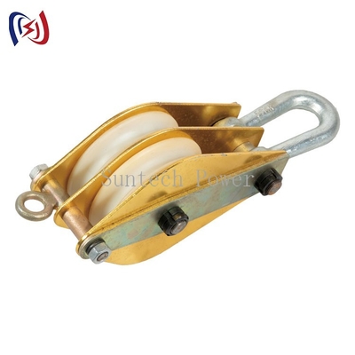Bloc de levage de levage en nylon 3 Ton Cable Pulling Pulley