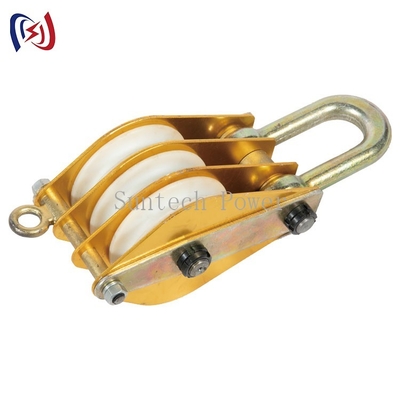 Levage de l'attirail alumineux de poulie de Stringing Tools Nylon de conducteur d'alliage
