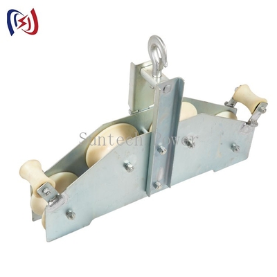 Type combiné par bloc de fibre optique SHZHD10 de quart de cercle du bloc de poulie de câble 10KN OPGW