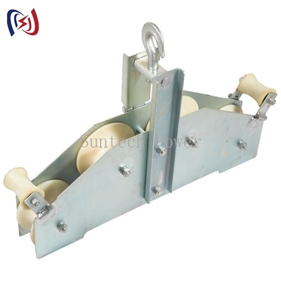 Type combiné par bloc de fibre optique SHZHD10 de quart de cercle du bloc de poulie de câble 10KN OPGW