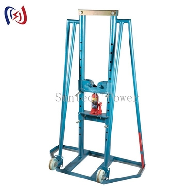 support électrique de traction hydraulique de rouleau de tambour de câble 10T avec des roues