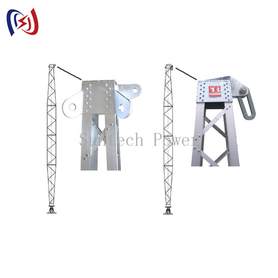 Alliage d'aluminium Gin Pole Tower Erection Tools électrique