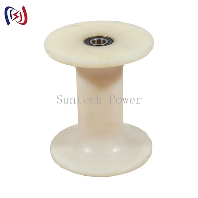 Rouleau de pose de câbles de roue de poulie en nylon durable personnalisé