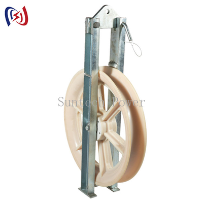 Conducteur en nylon simple Pulley Stringing Blocks de roue pour la ligne de transmission