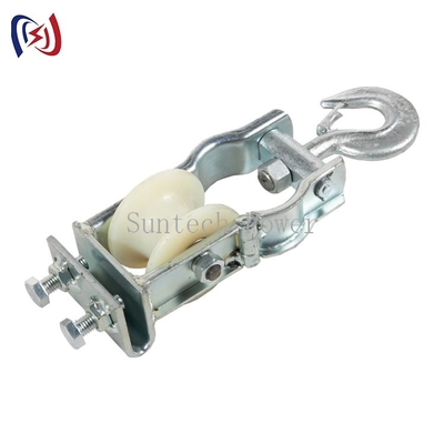 La roue en nylon Crossarm a monté le conducteur Pulley Stringing Block